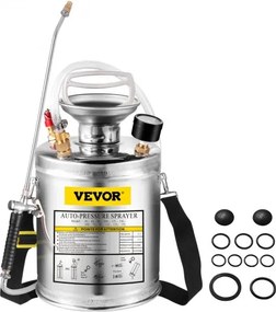 VEVOR Garden Pond Nebulizer 4L Ultrasone nevelmachine RVS Ultrasone nevelmachine Geschikt voor huis, tuin, toeristische voertuigen, speciale voertuigen, schepen, voertuigreiniging, tapijtreiniging