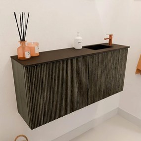 Mondiaz Joya 90cm toiletmeubel shadow met wastafel faye rechts 1 kraangat urban