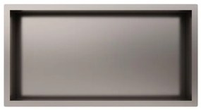 Fortifura Galeria Inbouwnis - 30x60x10cm - Geborsteld RVS PVD (RVS)