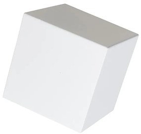 Set van 2 Moderne wandlampen wit - Cube Binnenverlichting Lamp