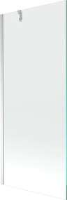 Mexen Next badwand vouwdeur 1-vleugelig 80 x 150 cm, transparant, chroom - 895-080-000-00-00-01