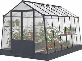 Aluminium serre Lilia 2,5 x 3,7 m CoverTech antraciet