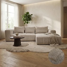 Bruine Bank Met Decoratieve Strepen Hoek Rechts