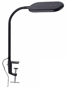Moderne klemlamp zwart dimbaar incl. LED - Kiril Modern Binnenverlichting Lamp
