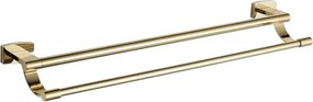 Mexen Zoja dubbele handdoekhouder, goud - 7019125-50