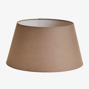 Monaco Stoffen Lampenkap Bruin - Mokka & Ø40 Cm - Sklum