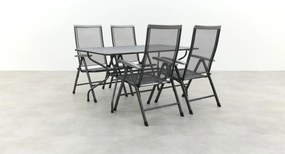 Royal Garden Balero verstelbare tuinset strekmetaal 160x90 cm.