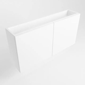 Mondiaz FOWY fonteinonderkast - 80x22x50cm - 2 deuren - push to open - softclose - Talc FOWYTO80Tal2D