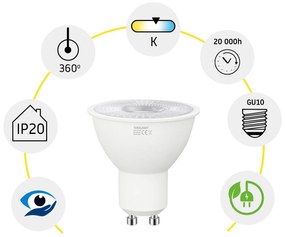 Żarówka LED RSL044 GU10 7W Neutral