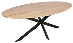 Starfurn Ferris Ovale Eettafel Naturel Eiken 210 Cm - 210 X 100cm.