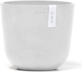 Ecopots bloempot Oslo Mini 19 - Rond - Pure White - Diameter 19 x H16,5 cm