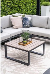 Garden Impressions Diego loungeset 4-delig - donker grijs