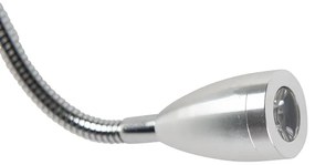 Moderne wandlamp wit met zwarte kap - Brescia