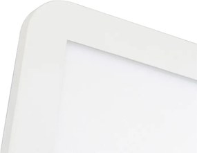 Plafonnière wit 22,5cm incl. LED 3-staps dimbaar IP44 - Steve