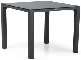 Tuinset 4 personen 90 cm Aluminium/textileen Grijs Hartman Royal