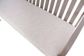 Milan Alu -seater Bench Taupe Zand/Beige