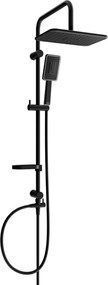 Mexen X54 douchekolom, zwart/chroom - 798545491-71