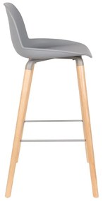 Zuiver Albert Kuip Extra Hoge Barkruk Lichtgrijs