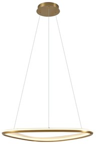LED Design hanglamp goud 3-staps dimbaar - Organico Design Binnenverlichting Lamp