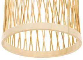 Landelijke buiten hanglamp rotan 25 cm - Calamus