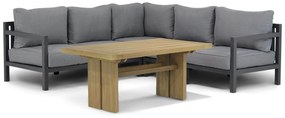 Dining Loungeset 5 personen Aluminium Grijs  Lifestyle Garden Furniture Lagos/Brighton