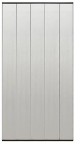 vidaXL Vliegengordijn 5-delig 120x240 cm mesh zwart