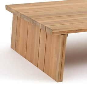 Lage outdoor tafel, acacia, Brut