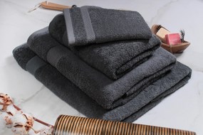 Handdoek Hotel Collectie - 70x140 - 3 stuks - antraciet