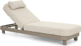 Santika Cayora Ligbed Aluminium Zand/Beige