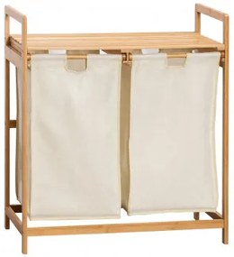 Joesh Bamboe Wasmand Wit & ↑85 Cm - Sklum