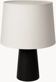 Dimbare tafellamp Frieda met linnen lampenkap