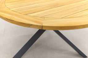 4 Seasons Veneto/Prado ronde tuinset - Ø130 cm. - stapelbaar