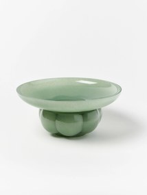 Mondgeblazen glazen vaas Uva, H 22 cm