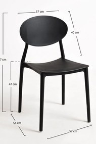 Set 4 Butan Stoelen