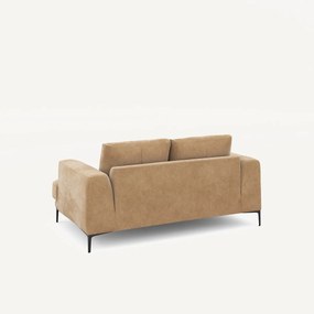 2-zits bank in stonewashed fluweel, Marsile