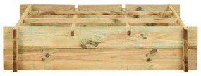 vidaXL Plantenbak verhoogd 90x90x20 cm geïmpregneerd hout