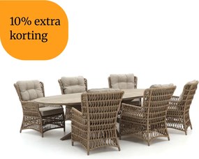 + 10% kassakorting | Tuinset Intenso Milano | 6 personen | 280x130cm | Kees Smit Tuinmeubelen