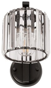 Wandlamp metaal kristal zwart APP512-1W