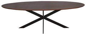 Starfurn Ferris Ovale Eettafel Walnoot 210 Cm - 210 X 100cm.