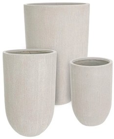 Bizzotto | Set van 3 bloempotten Brush