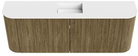 Mondiaz Joya 115cm toiletmeubel ronding links/rechts dusk met wastafel faye midden 1 kraangat talc