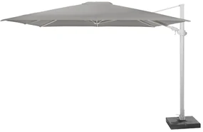 4 Seasons Outdoor Siesta 300 x 300 cm parasol charcoal/wit frame SALE Parasol antraciet weerbestendig