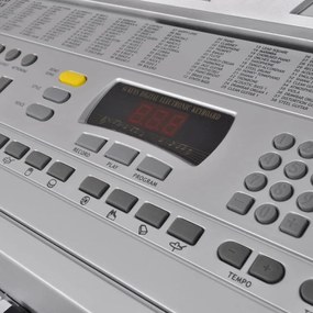 vidaXL Elektrisch keyboard met 61 toetsen en bladmuziek houder