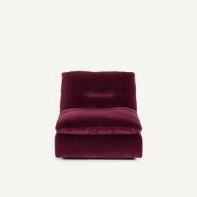 Modulaire fauteuil in fluweel, GIULIANO