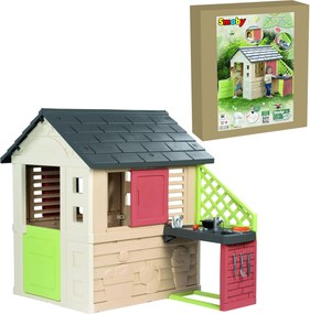 Smoby Life Nature Playhouse met keuken – Speelhuis – Voor kinderen vanaf 2 jaar – Inclusief accessoires