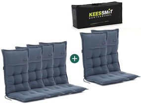 Madison tuinkussen set van 6 hoge rug