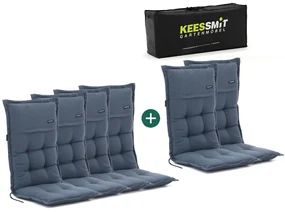 Madison tuinkussen set van 6 hoge rug