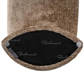 Richmond Interiors Fargo Luxe Bankje Zachte Chenille Stof Taupe