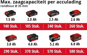 Einhell TE-AP 18/22 Li-Solo Accu Reciprozaag