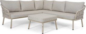 Hoek loungeset 5 personen Rope Zand/Beige  Coco Oliva